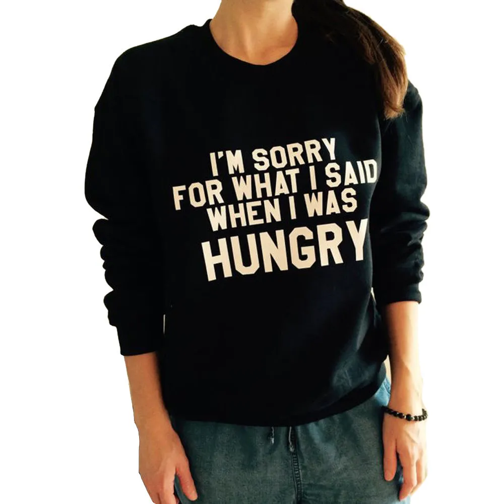 Women's DIRTY HIPPIE Letter Sweatshirt - 2 Style