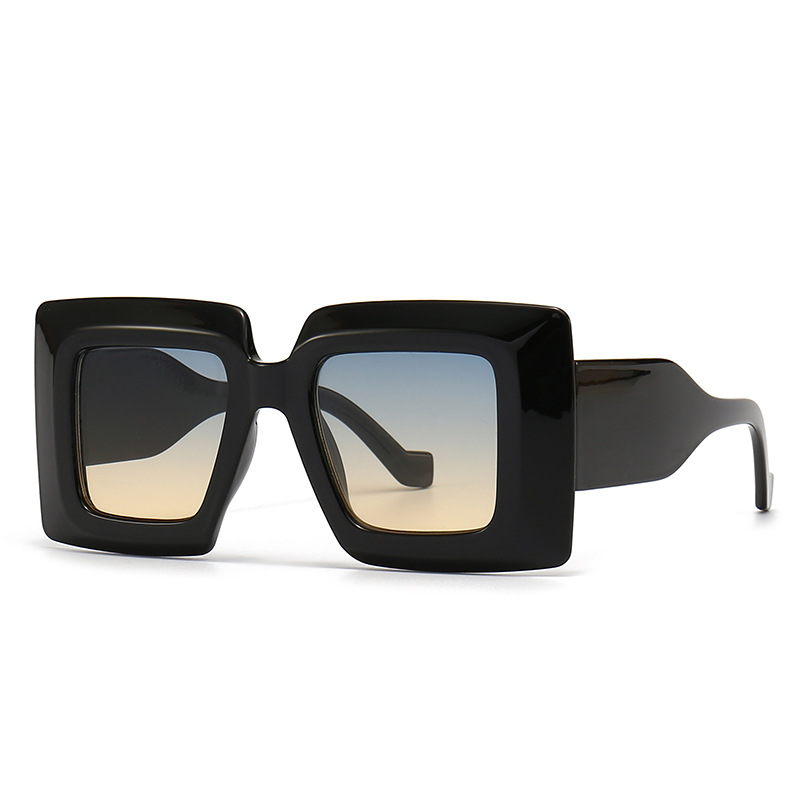 Title 7, Wide Leg Flat Top Sun Female Sunglasses