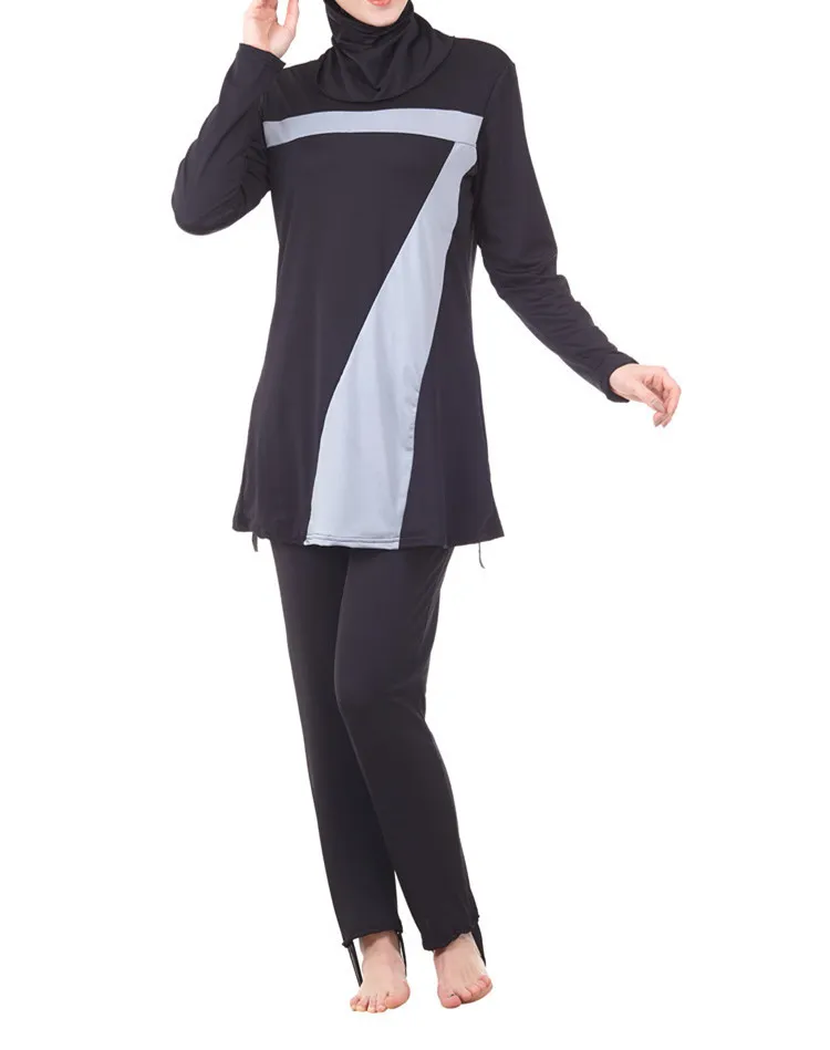 Middle Eastern Conservative Swimsuit - Grey