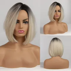 Short And Short Straight Hair, High Temperature Silk Material - View 1