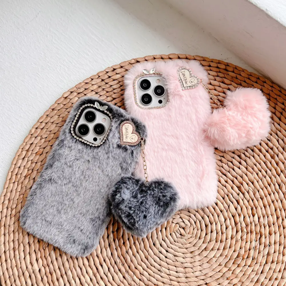 Winter Plush Mobile Phone Case