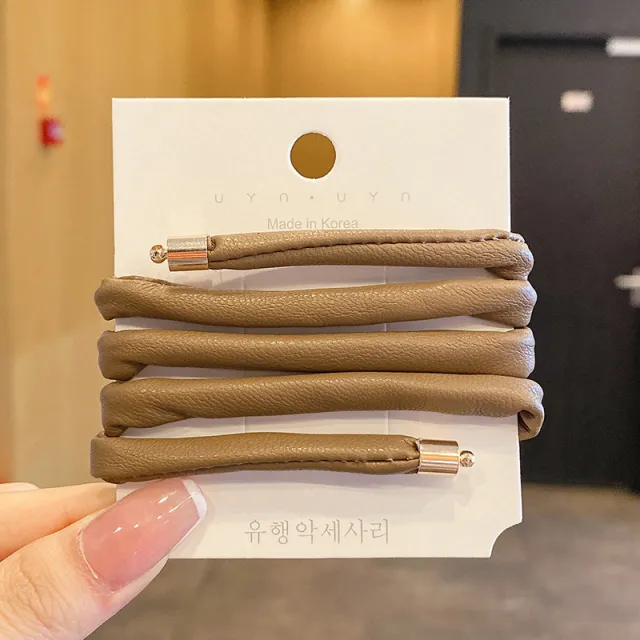 Adjustable Vintage Headband Simple Hair Accessory Coffee - Shop at LoveMi
