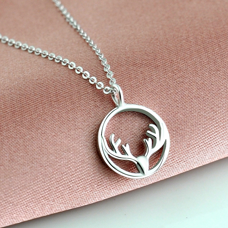 Necklace Female Sterling Silver Gold Plated Rose Gold Simple Silver Necklace