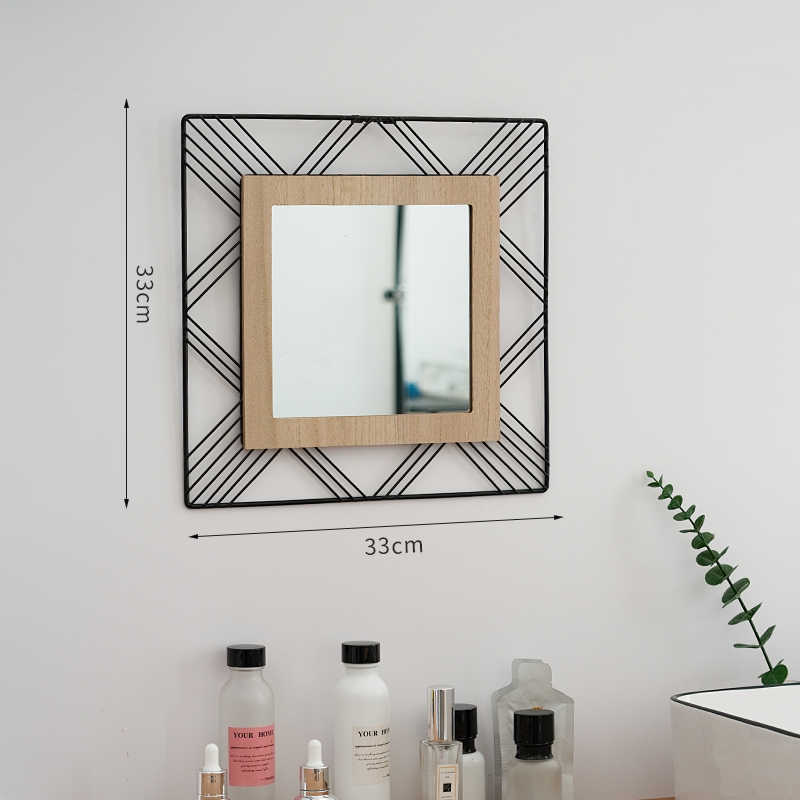 Irregular Iron Wall Mirror, picture 4 of 4