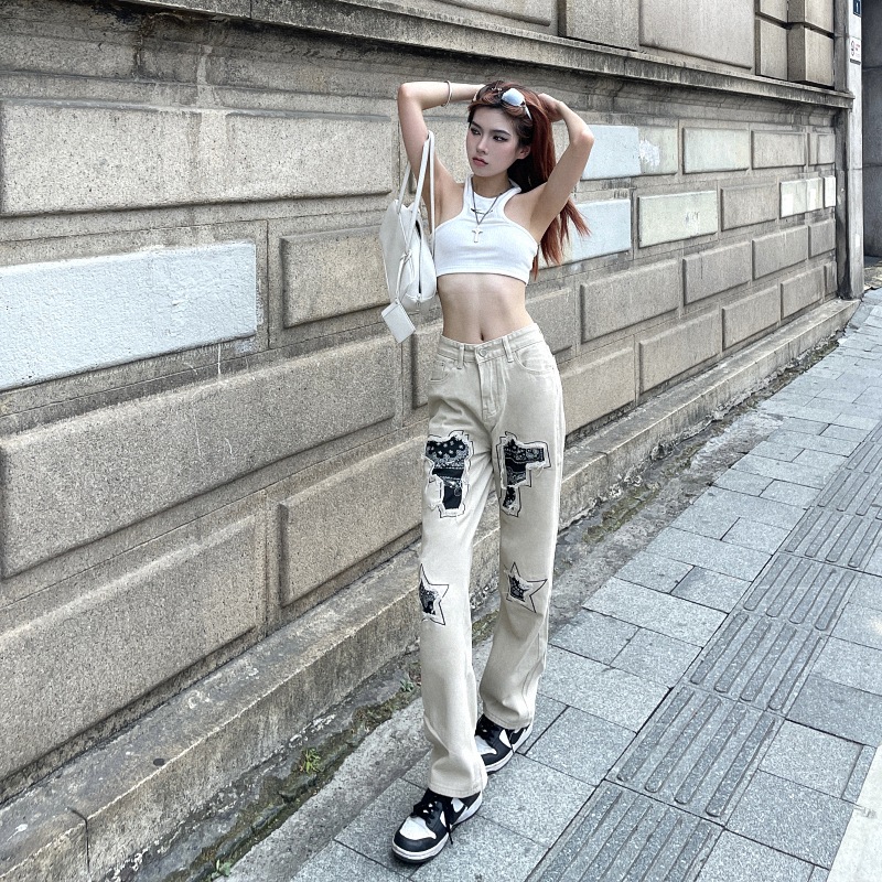 High Street Spice Girl's Broken Denim Pants