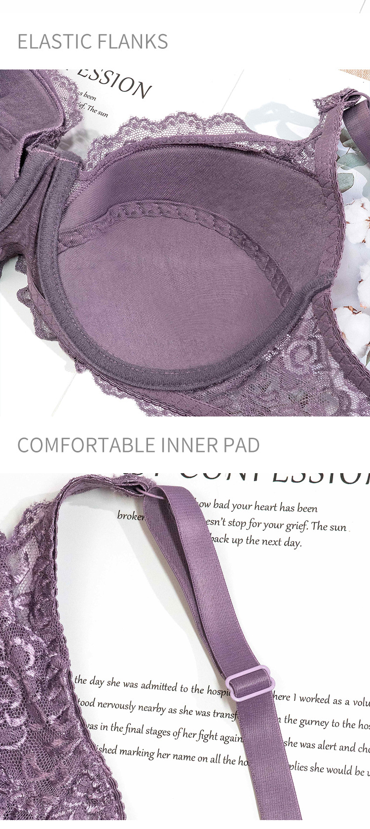 Title 5, Lace CD Large Size Bra Underwear Gathered And C...