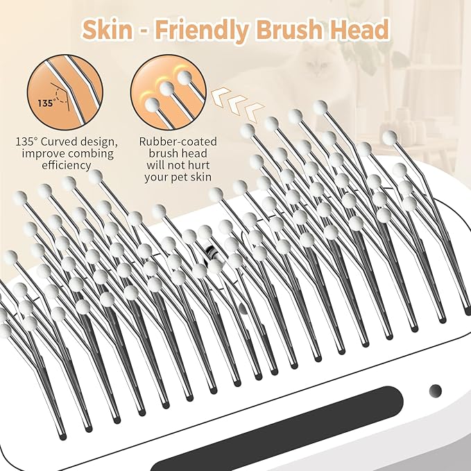 3-in-1 Cat Steam Brush | Pet Grooming Comb with Mist Spray — view 14