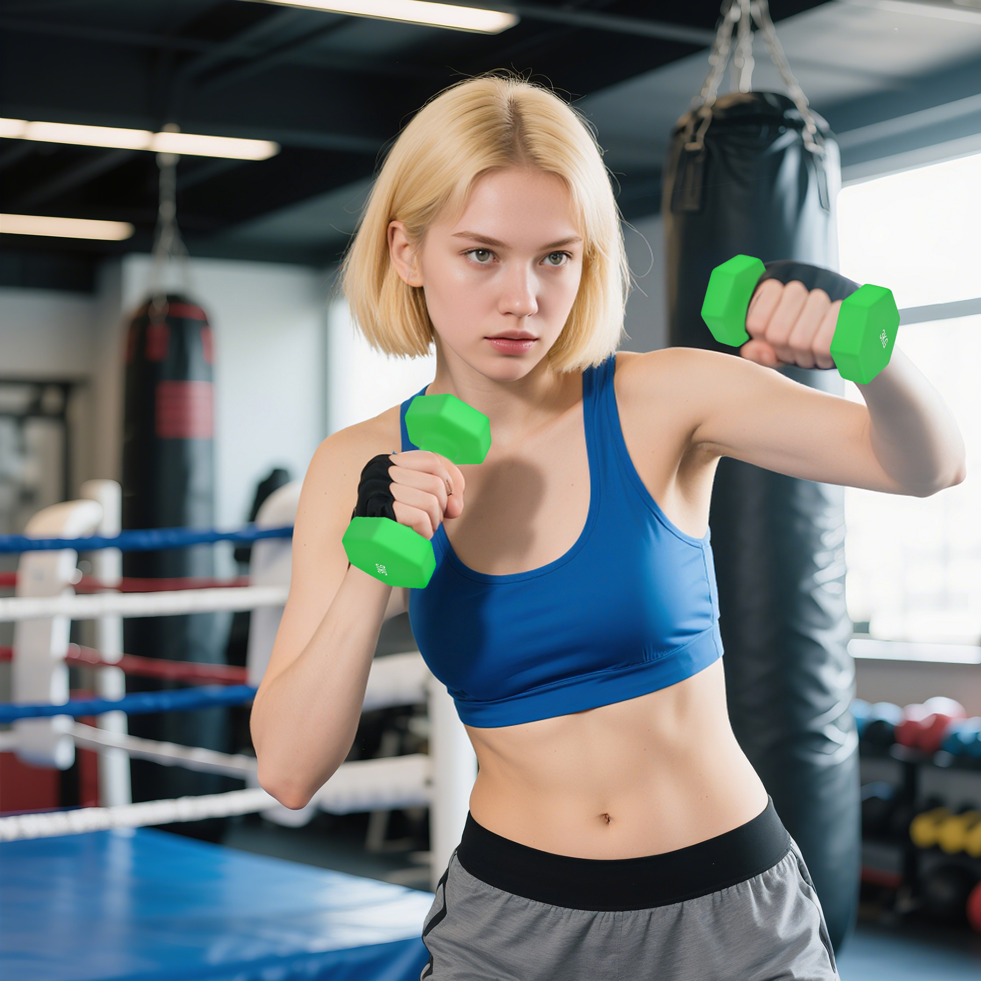 Dumbbell Set With Storage Rack , 2 X 1kg, 2 X 2kg, 2 X 3kg — image 7
