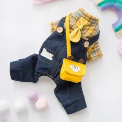 Cute Backpack Dog Clothing Pet Autumn - Yellow - View 1