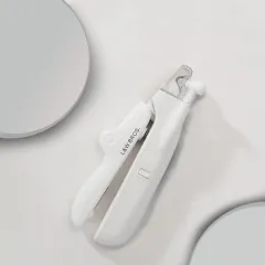 Pet Nail Clippers With LED Light Dogs Cat Nail Scissors Professional Trimmer Tool Care Grooming Supplies - White - View 1
