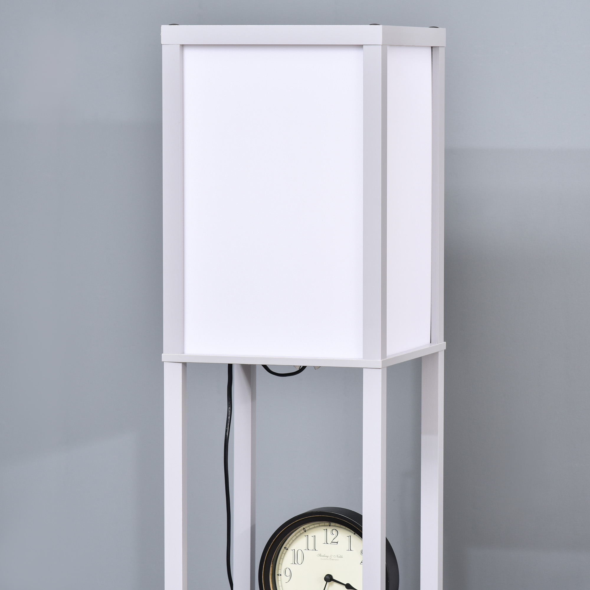 Three-layer Floor Lamp With Storage Rack And Acrylic Lampshade, Suitable — image 10
