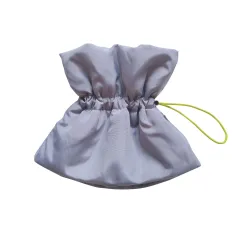 Cat Cone Adjustable Cat Cone Collar Soft Cat Recovery Collar Stop Licking For Small Large Cats Easy For Cats To Eat And Drink - Grey - View 1