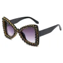 Black Frame Gradient Grey