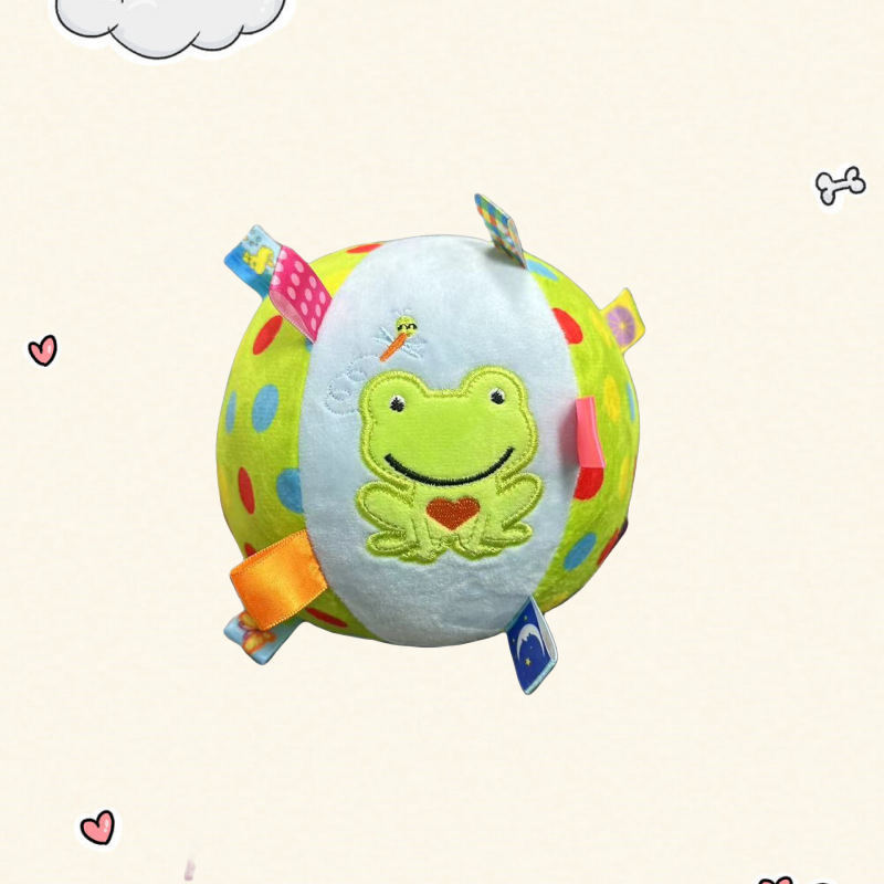 Plush Dog Sound Ringing Ball, Interactive Pet Toy, Teeth Cleaning, Chewing Toy, Big Dog, Little Dog