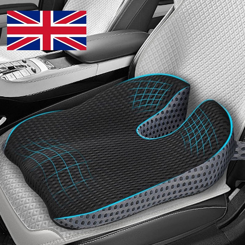 Universal Memory Foam Car Seat Cushion Driving Pain Relief Driver Booster Pad 8