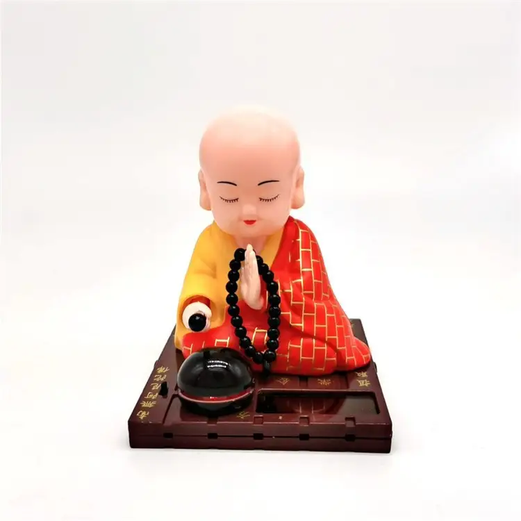 Solar Energy Ornaments Monk Shook His Head