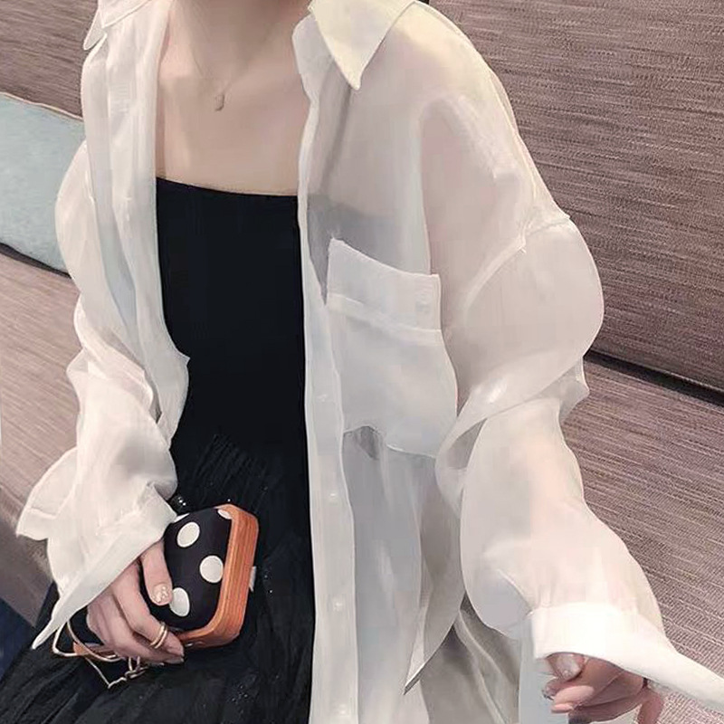 Title 2, Breathable Small Korean Style Loose Chiffon