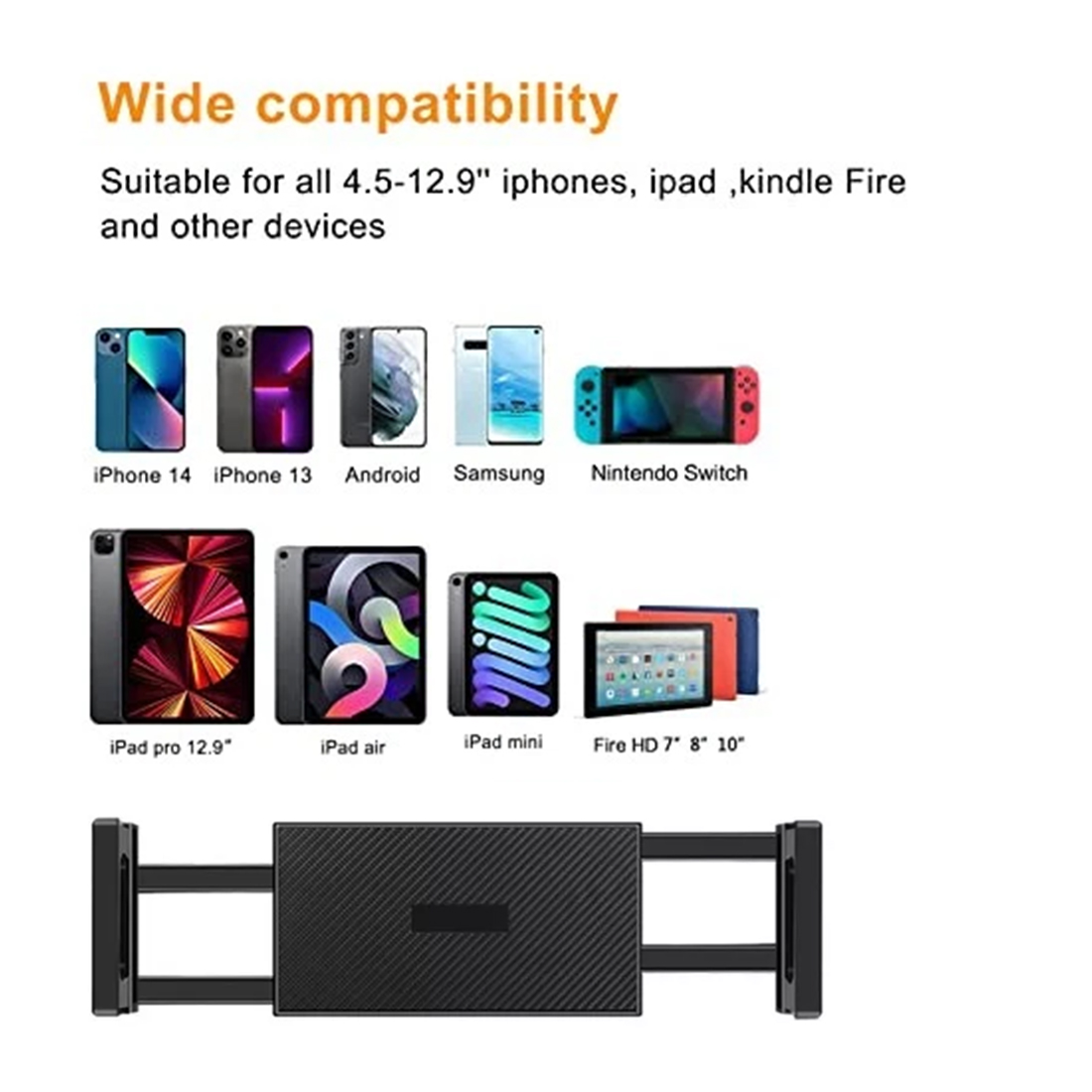 Support de sol universel réglable à 360 degrés, pour ipad, tablette – Image 5