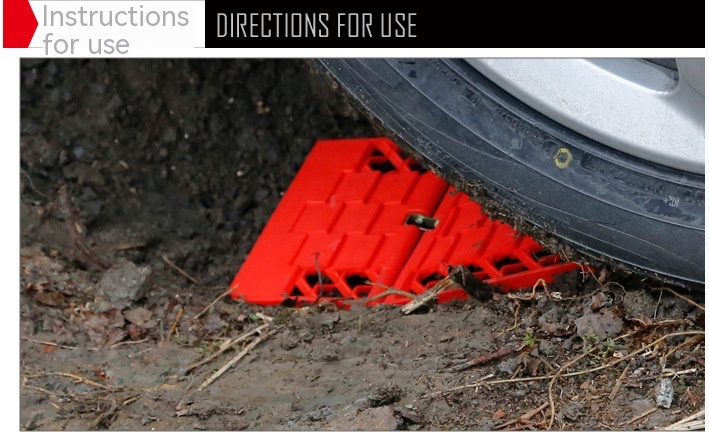 Folding Anti Slip Mud And Snow Rescue Board For Automobiles
