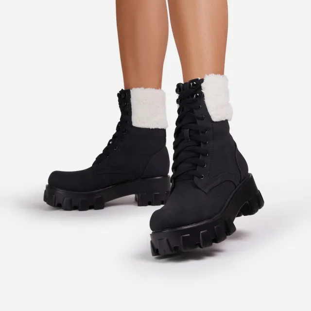 Lace up Martin Boots Women Black - Shop at LoveMi