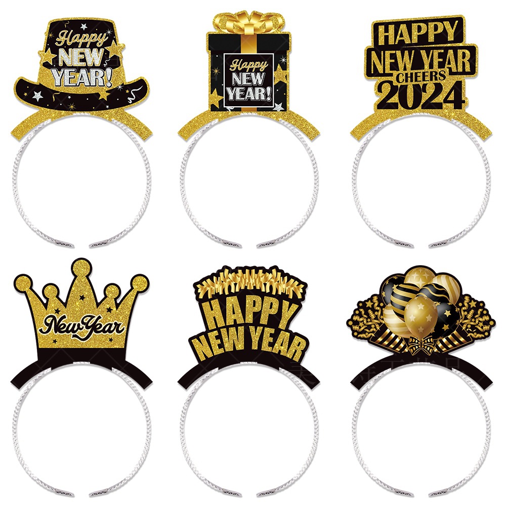 Title 5, New Year Party Decorative Hair Bands Hair Acces...