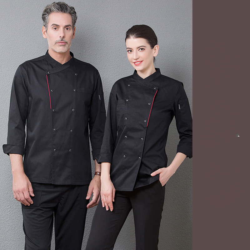 Kitchen Canteen Chef Clothes Autumn And Winter Suit Women