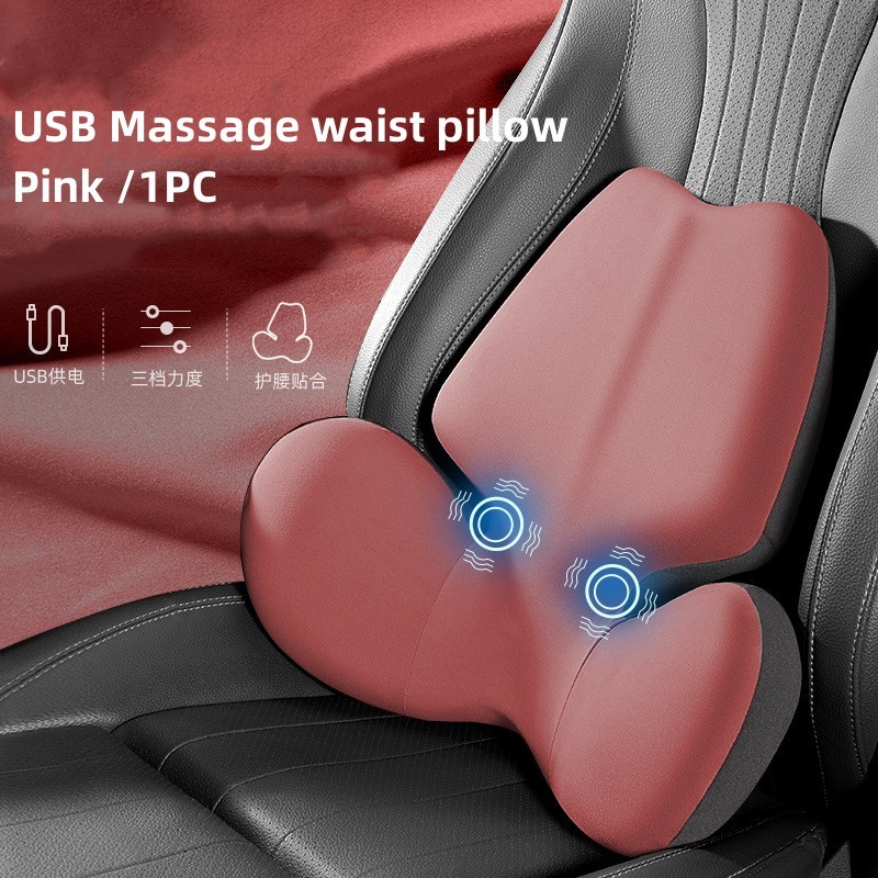 Pink Lumbar Support Pillow