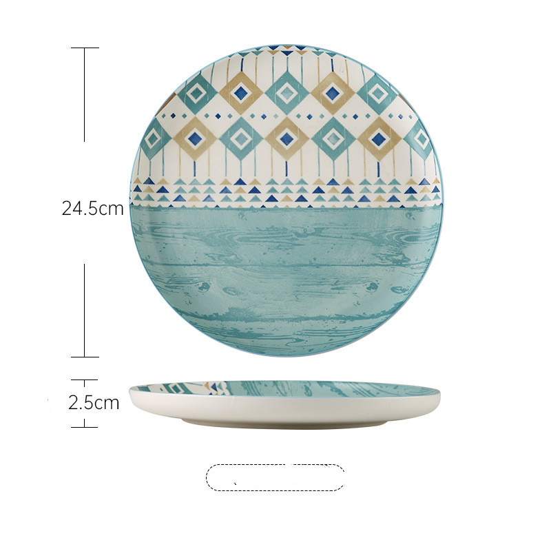 Title 1, Ceramic Dishes Set Household Nordic Style Table...