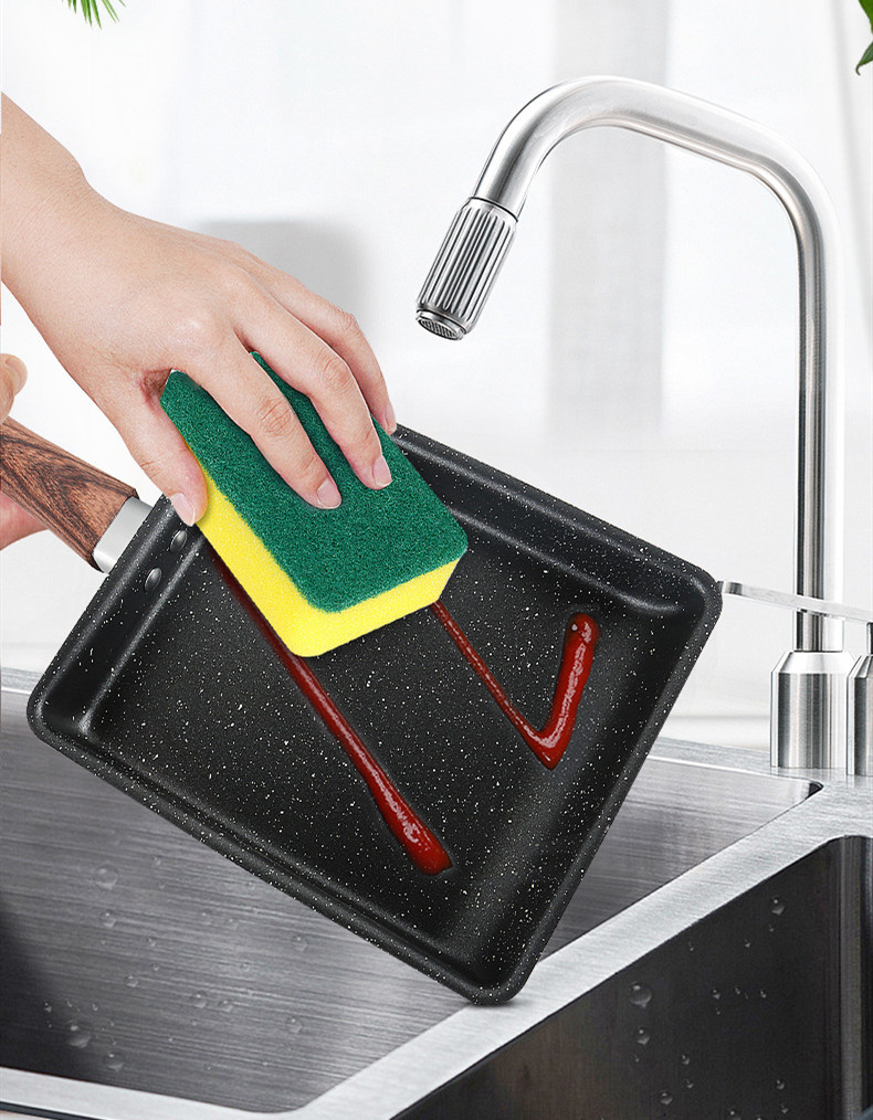 Korean Household Non Stick Pot Square Omelette Pan