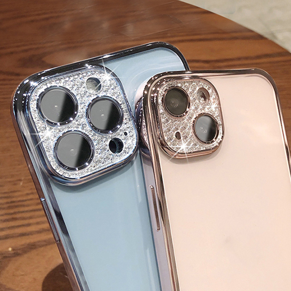 Self-contained Lens Film Mobile Phone Case Diamond Silicone