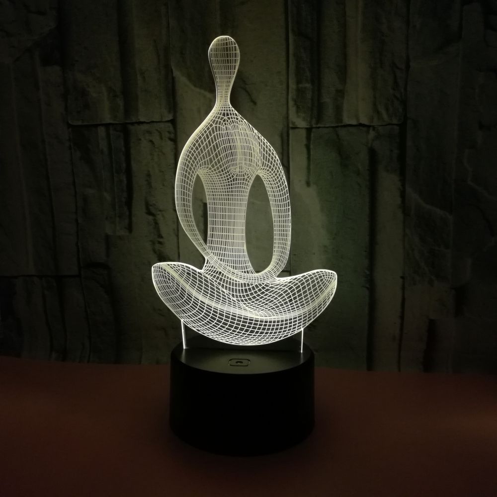 USB Touch 3D Night Lamp, picture 2 of 4