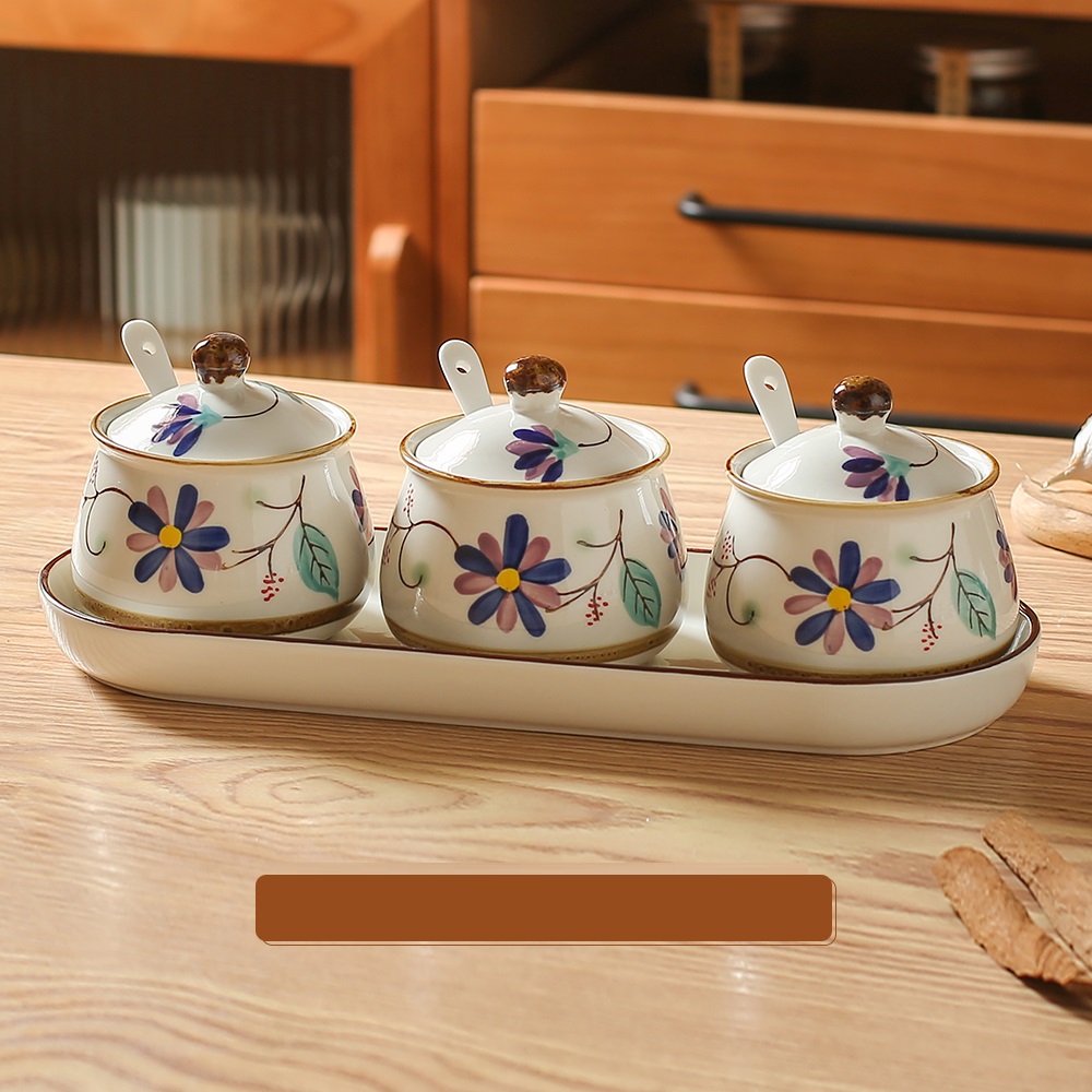 Title 3, Household Salt Pot With Cover Kitchen Japanese ...