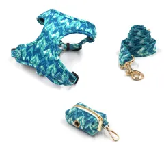 Pet Collar Leash Bow Knot Dog Walking Garbage Bag Set - A Set - View 1