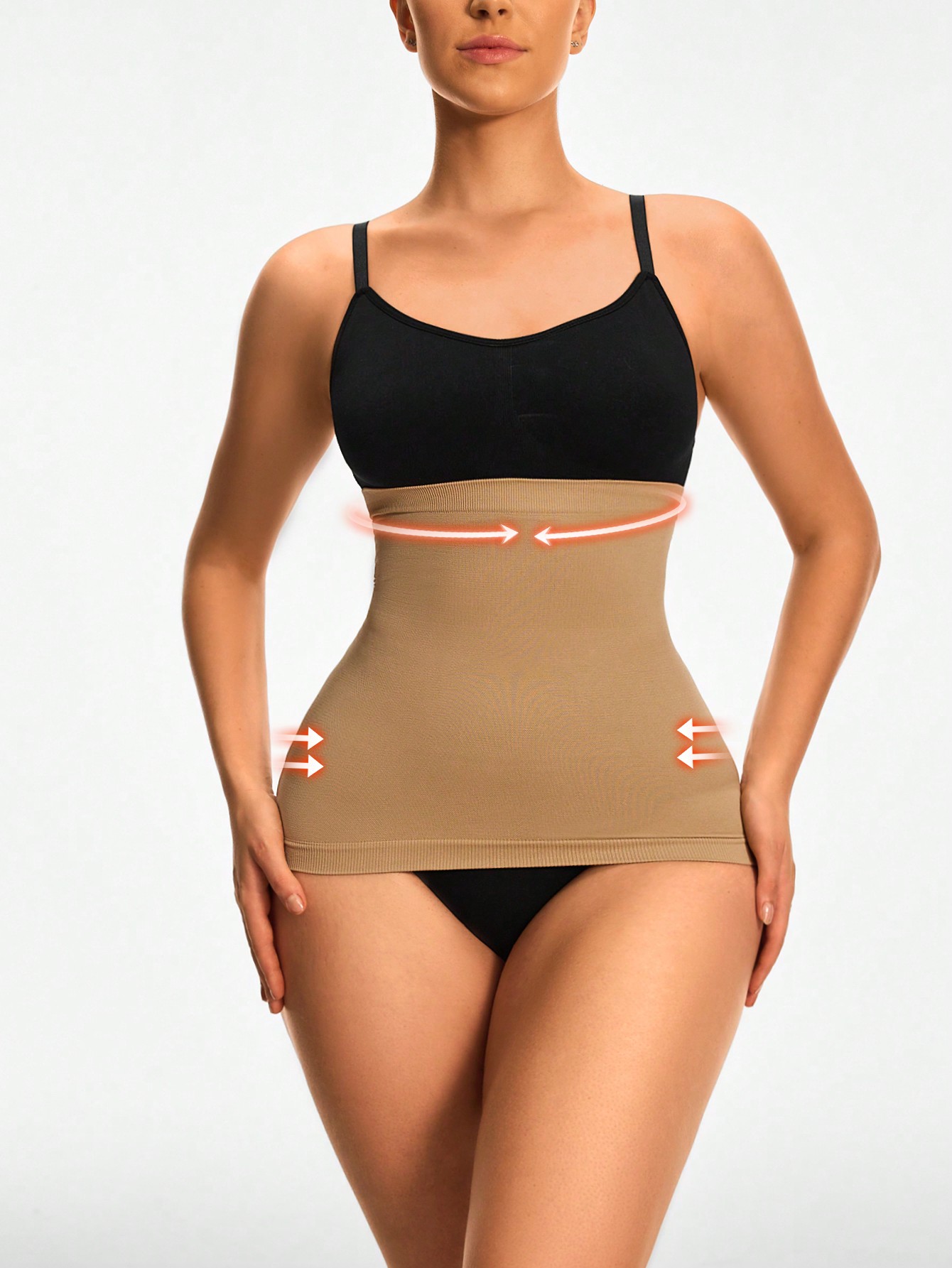 Waist Trainer Shapewear Easy On Design Tummy Control Sexy Curves Waist Slimming Bodysuit Black - Shop at LoveMi