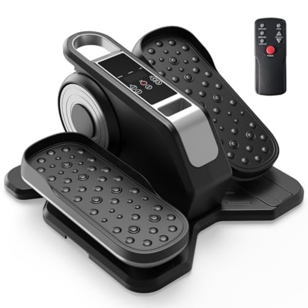 Compact Under-Desk Elliptical --Quiet Mini Pedal Exerciser With Adjustable Speed And LED Display image 2
