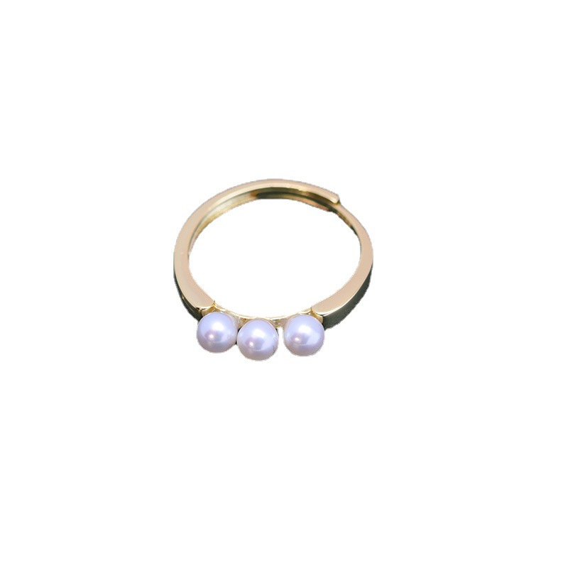 Title 2, Bague perle deau douce blanche 4-45mm, cercle ...