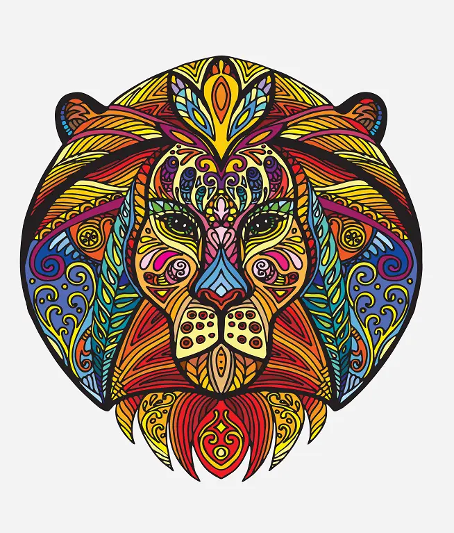 Each Piece Is Animal Shaped Christmas Gift Colorful Elephant Turtle Wooden Jigsaw Puzzles