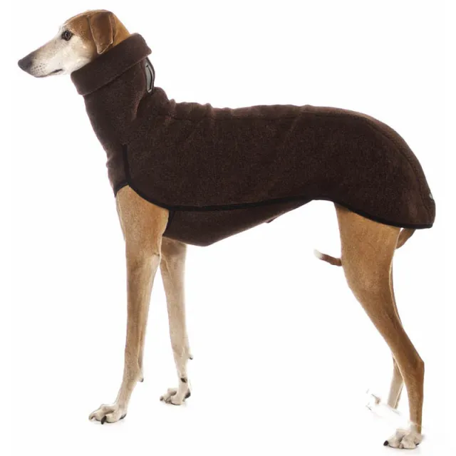 Fashion Trend Big Dog Puppy Pet Clothes High Collar Warm Dog Clothes Brown - Shop at LoveMi