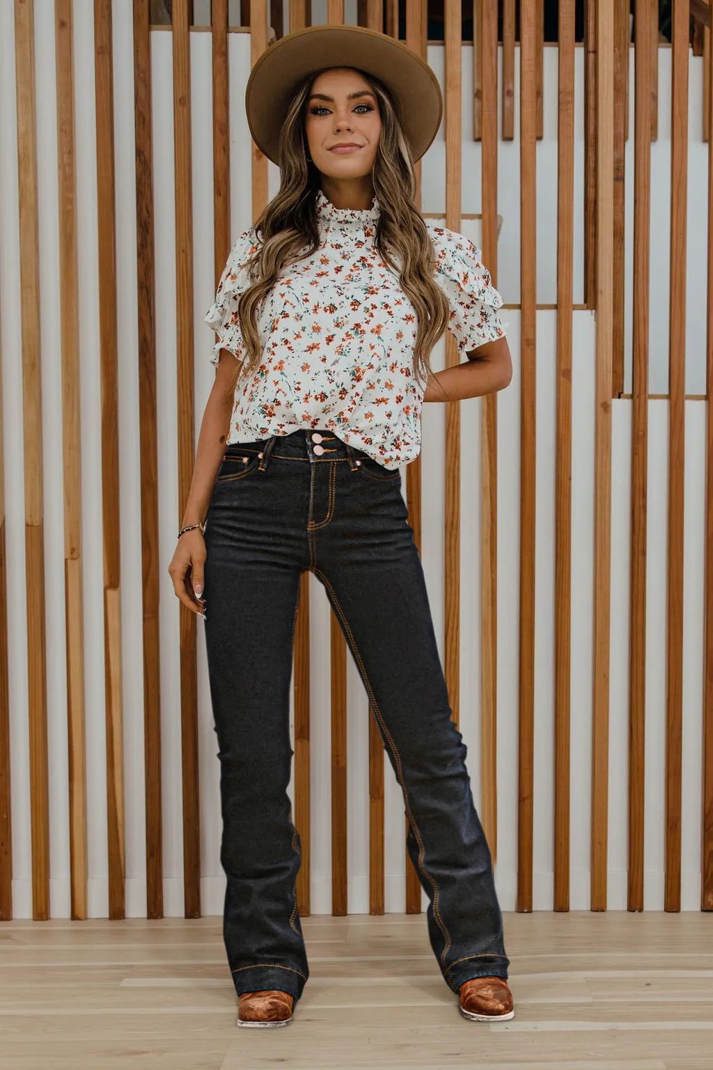 Women Black Bootcut Jeans High Waist Slim Fit Stretch Denim Pants Vintage Casual Flared Leg Jeans US Ready Stock