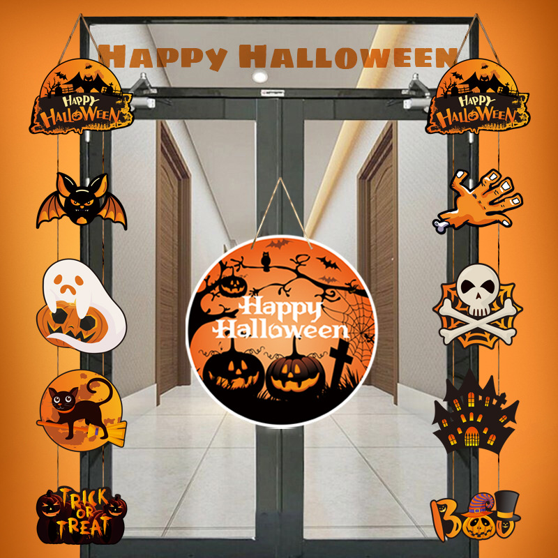 Halloween holiday party decoration supplies layout props