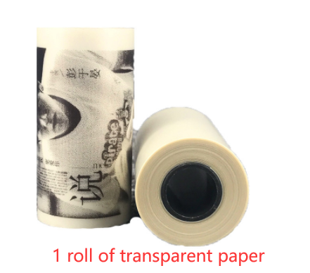 1roll of transparent paper