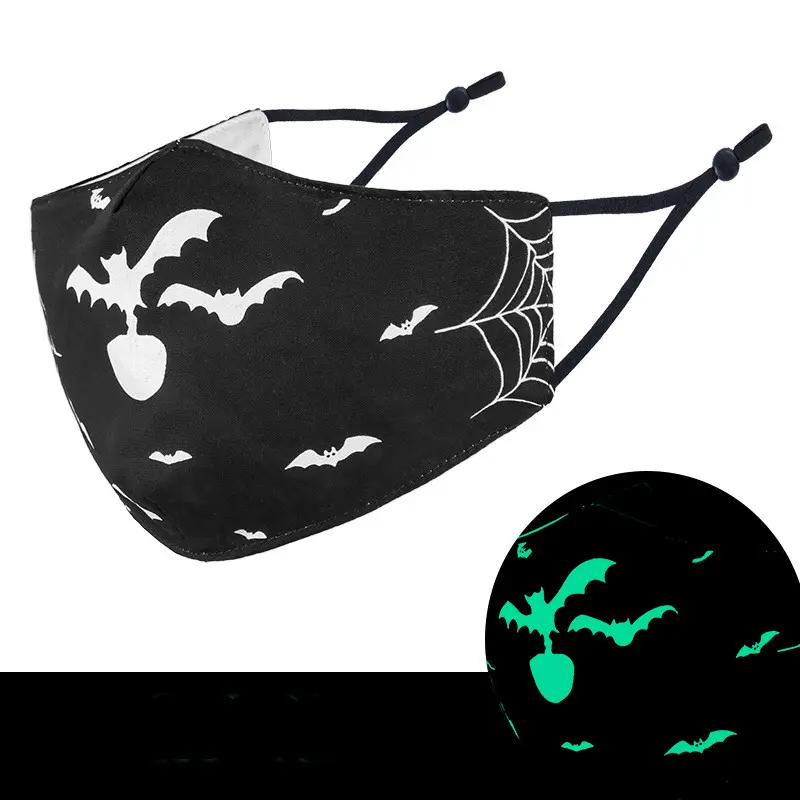 Halloween Tricky Party Three Layer Washable Cloth Mask 3D