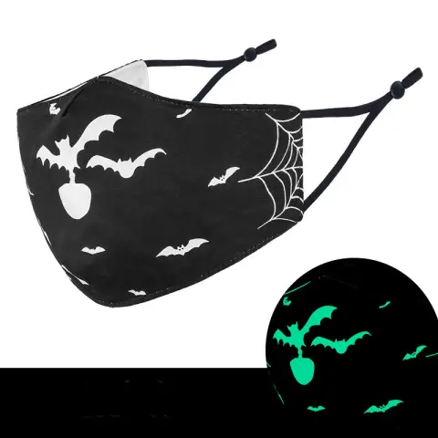 Halloween Tricky Party Three Layer Washable Cloth Mask 3D