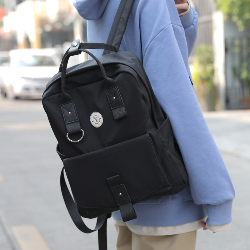 Title 4, Japanese College Girl Black Shoulder Bag Carry ...