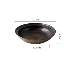 Japanese-style Ceramic Bowls And Dishes Creative Retro Stoneware Dinner Bowls And Dishes - 12 Style - View 1
