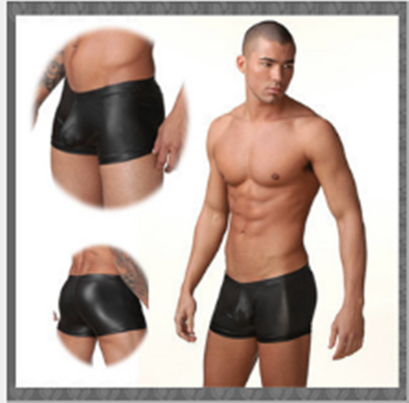 New Style Ice Silk Leather Men's Underwear