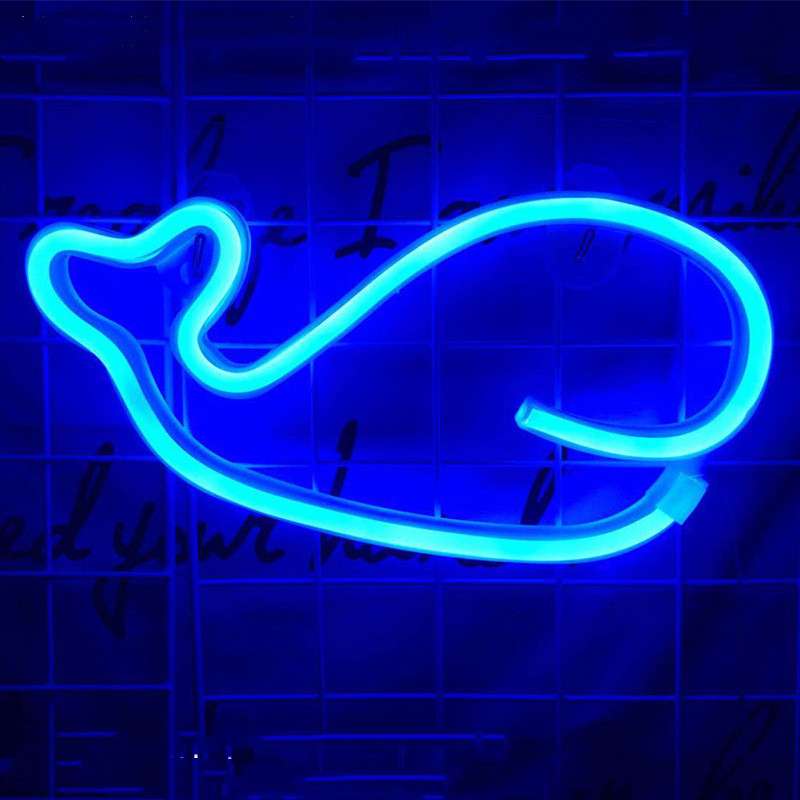 Whale blue light