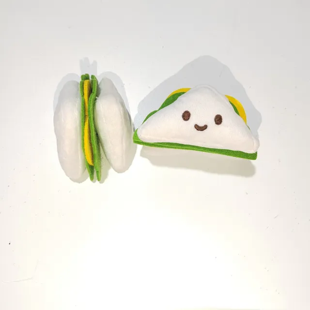 Decompression Hamburger Pet Sounding Toy Rice Ball - Shop at LoveMi