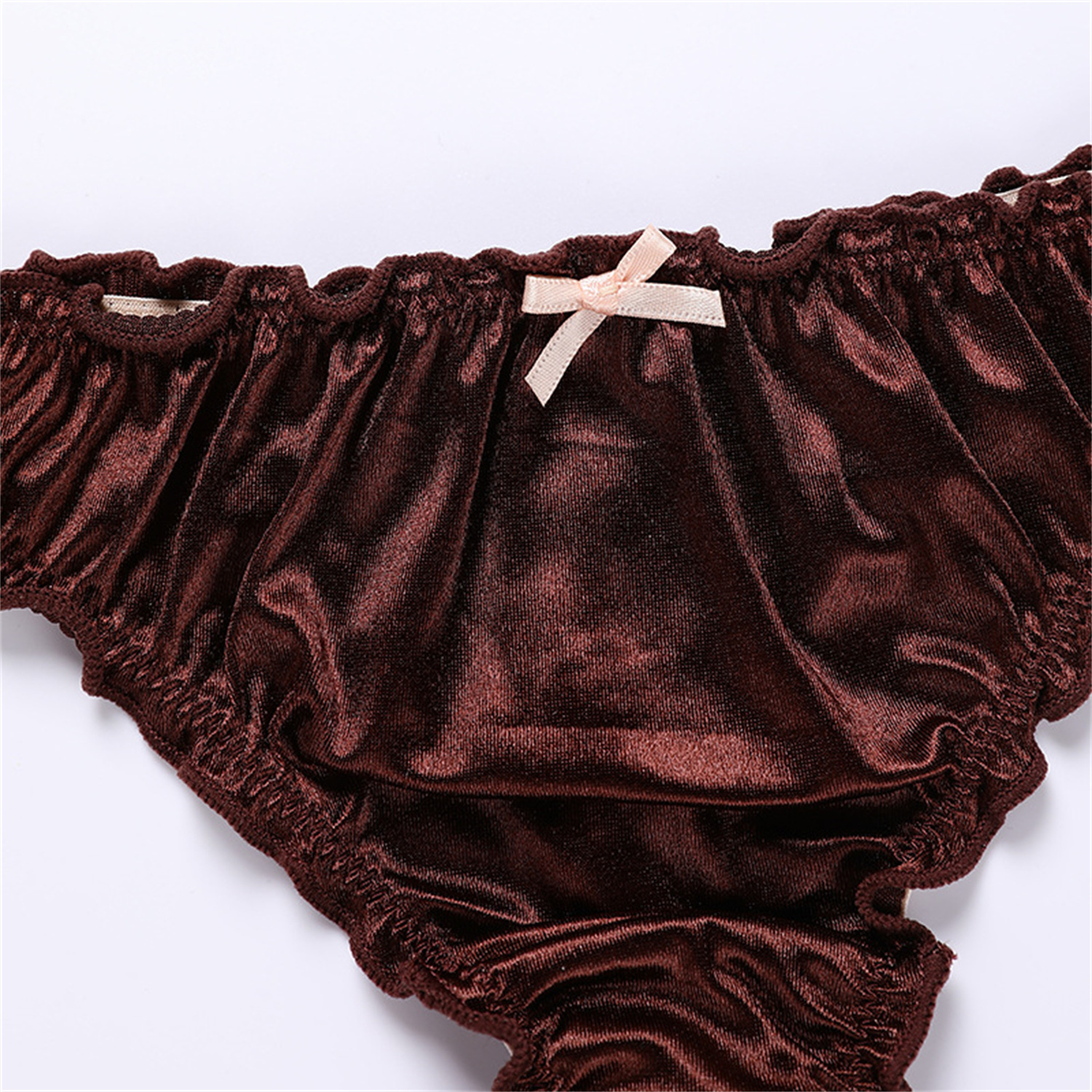 Title 6, Satin Cotton Crotch T-back Women