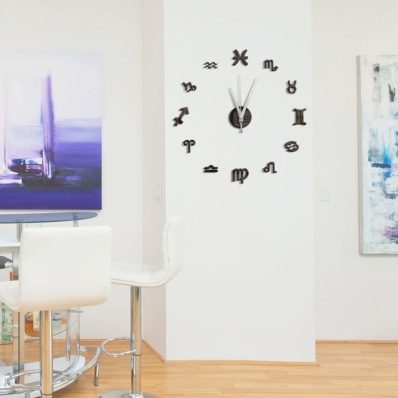 Acrylic Mirror Wall Clock, picture 4 of 6